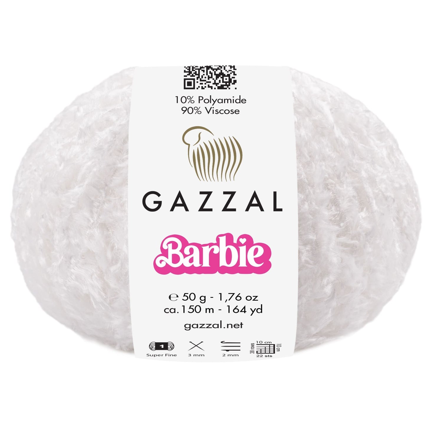 Gazzal Barbie Fur and Fluffy Effect Yarn