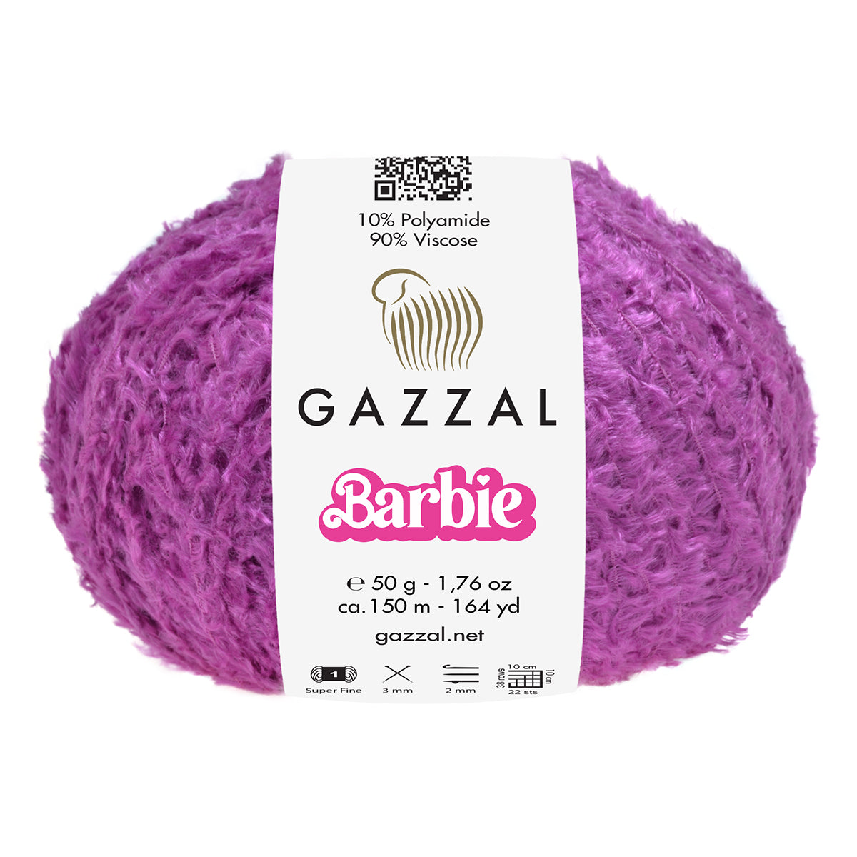 Gazzal Barbie Fur and Fluffy Effect Yarn