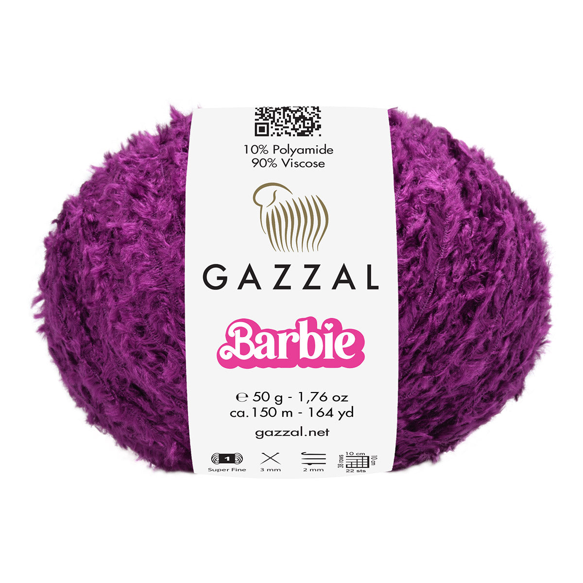 Gazzal Barbie Fur and Fluffy Effect Yarn