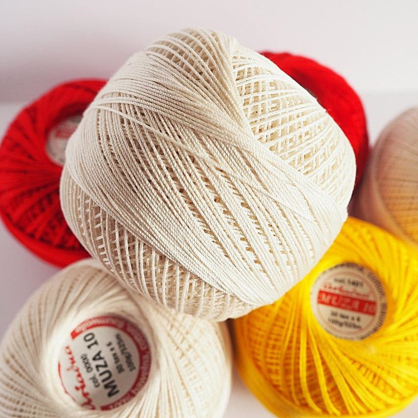 Cotton Crochet Thread Size 10, Luxurious Feel Crochet and Knitting image 1