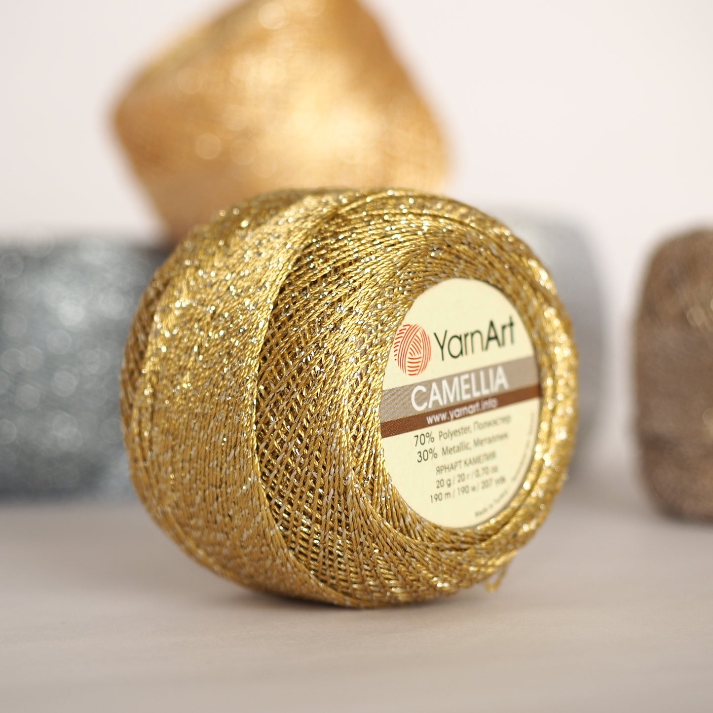 Yarn Art Camellia Lace Yarn with Metallic Sparkles