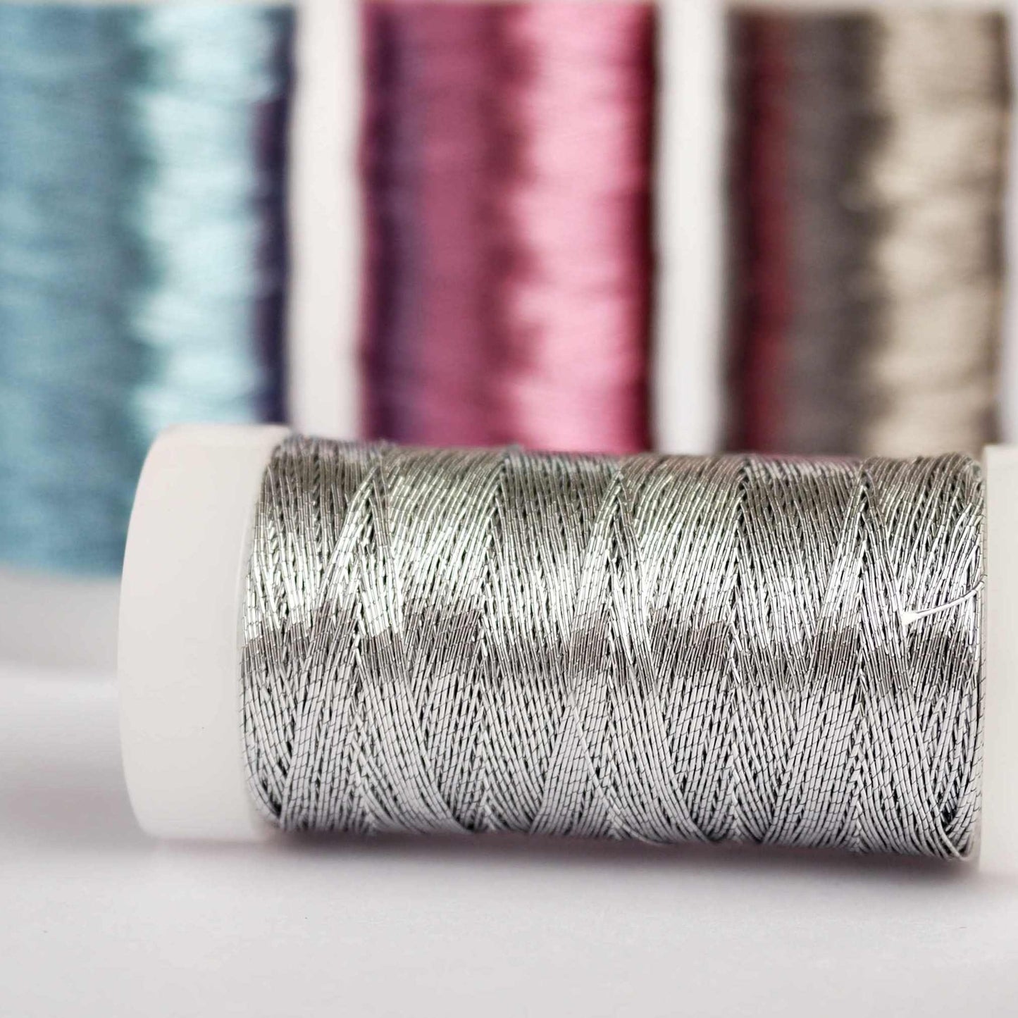 Metallic Thread Lurex Thread for Embroidery, Lacemaking, Cross Stitch Tatting