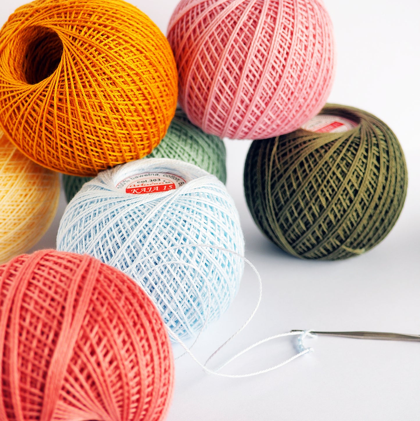 Ariadna Kaja Size 15 Cotton Crochet Thread