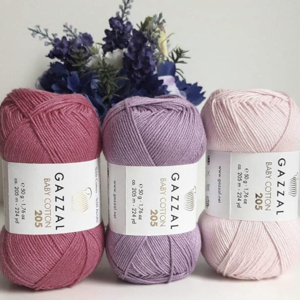 Gazzal Baby Cotton 205 Lightweight Yarn