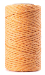 Single Twisted 3mm 100m spool Luxurious Feel Macrame Cotton Cord