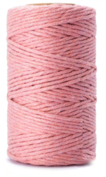 Single Twisted 3mm 100m spool Luxurious Feel Macrame Cotton Cord