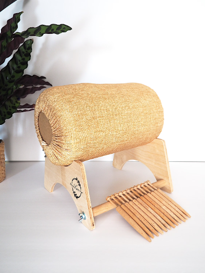Bobbin Lace Set, Bolster Pillow, Bobbins and Stand