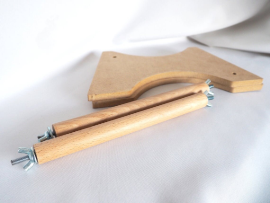 Bobbin Lace Set, Bolster Pillow, Bobbins and Stand