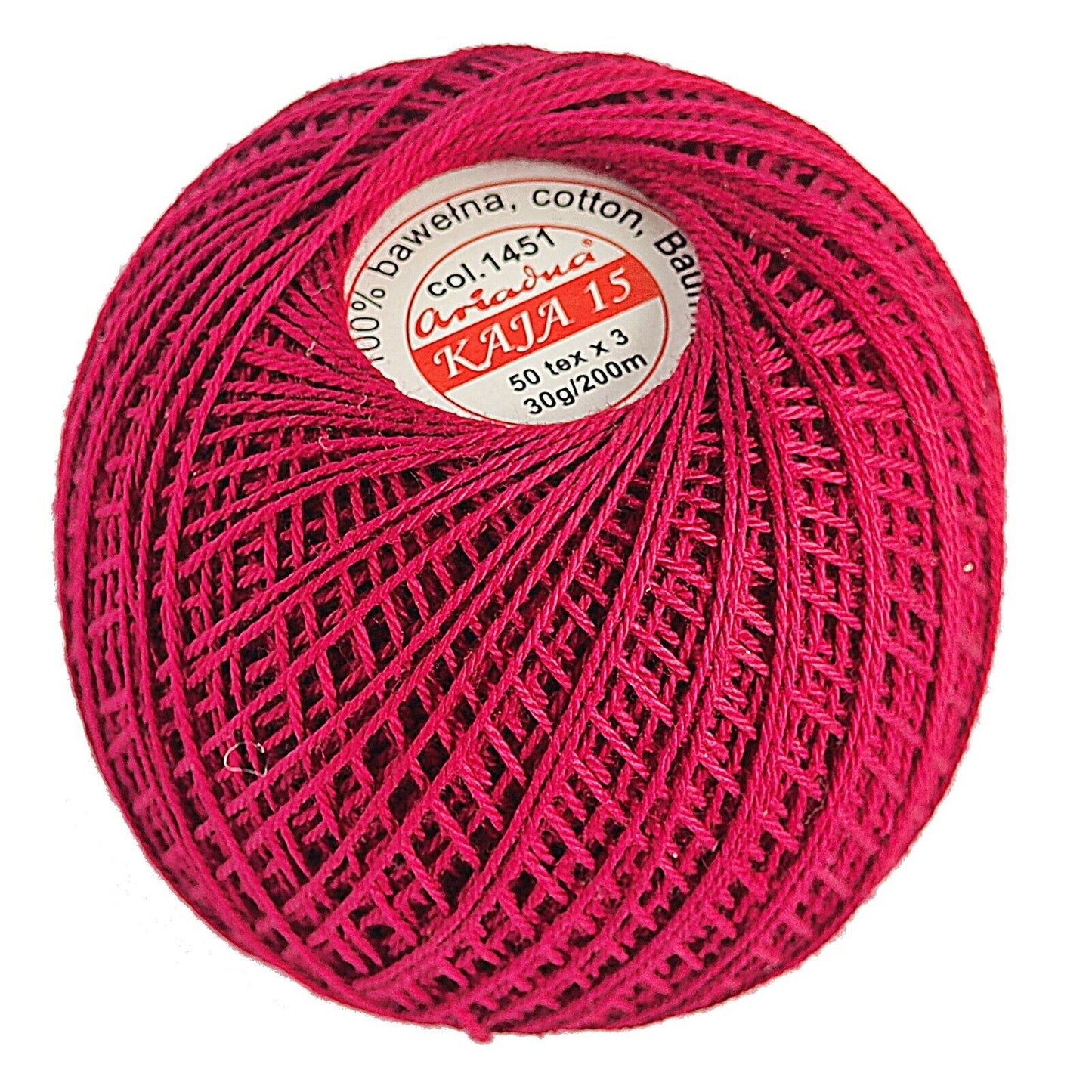 Ariadna Kaja Size 15 Cotton Crochet Thread