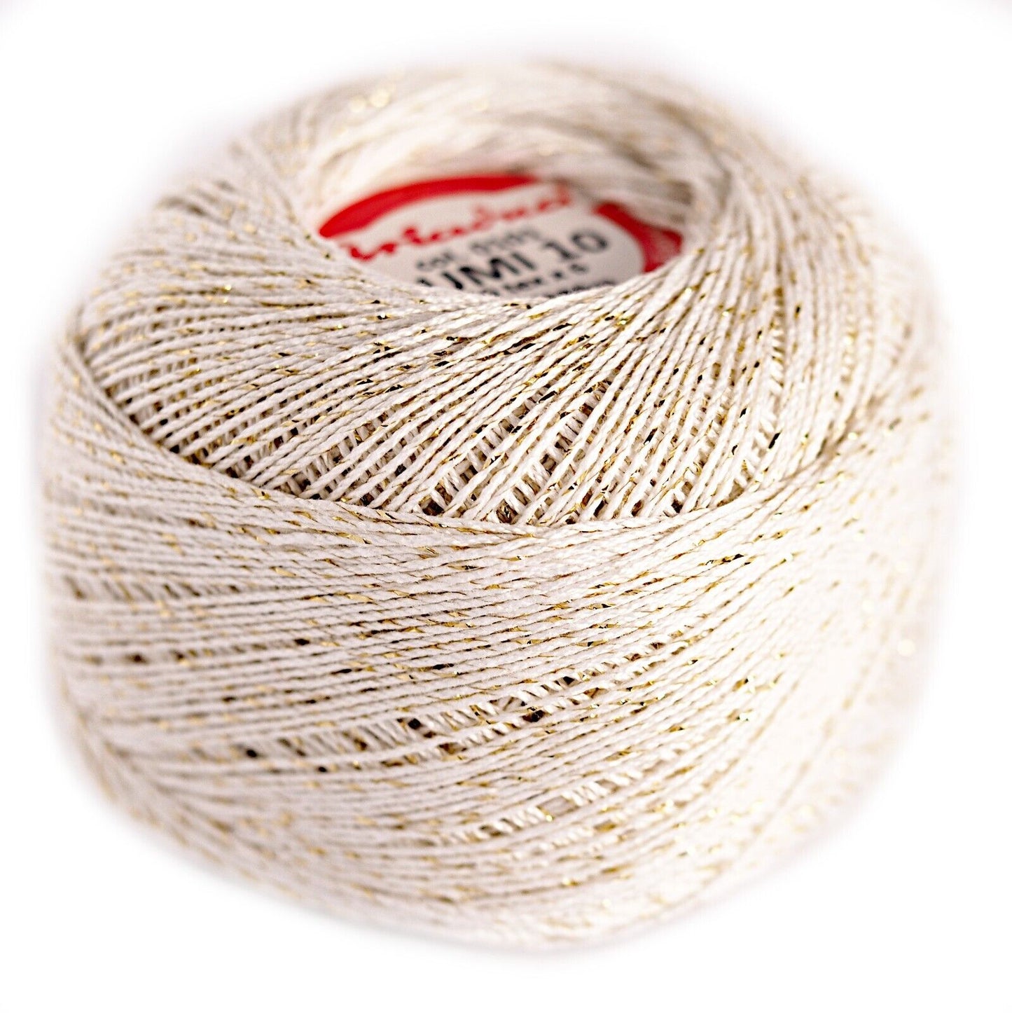 Ariadna Lumi Size 10 Cotton Crochet with Metallic Thread