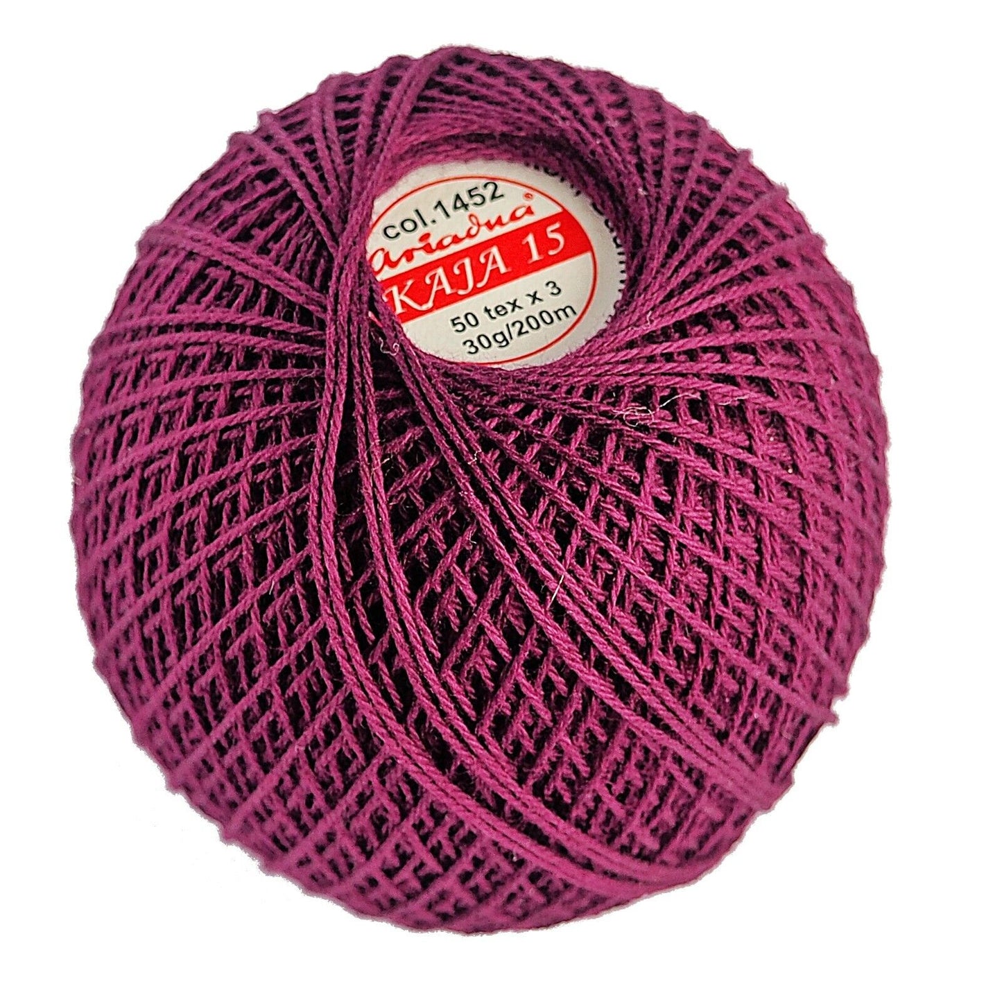Ariadna Kaja Size 15 Cotton Crochet Thread