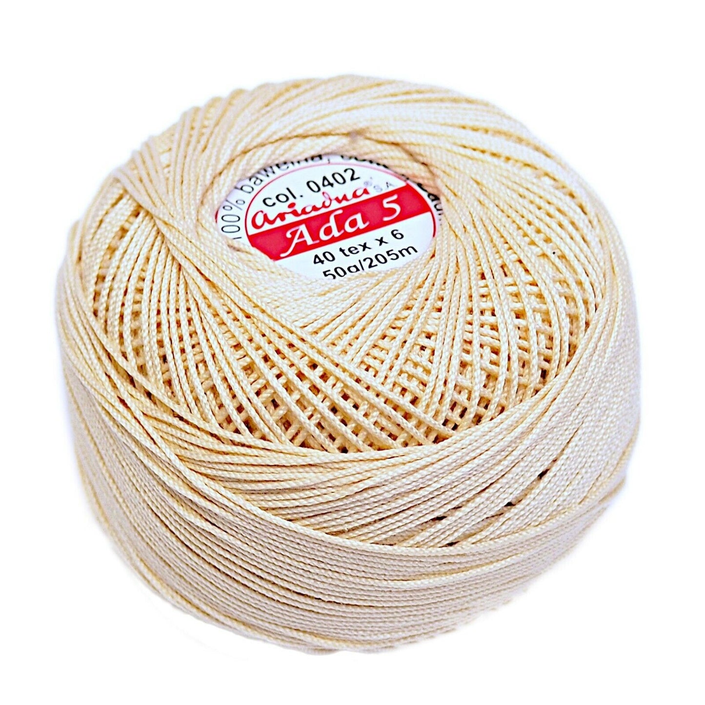 Ariadna Ada Size 5 Cotton Tatting Thread