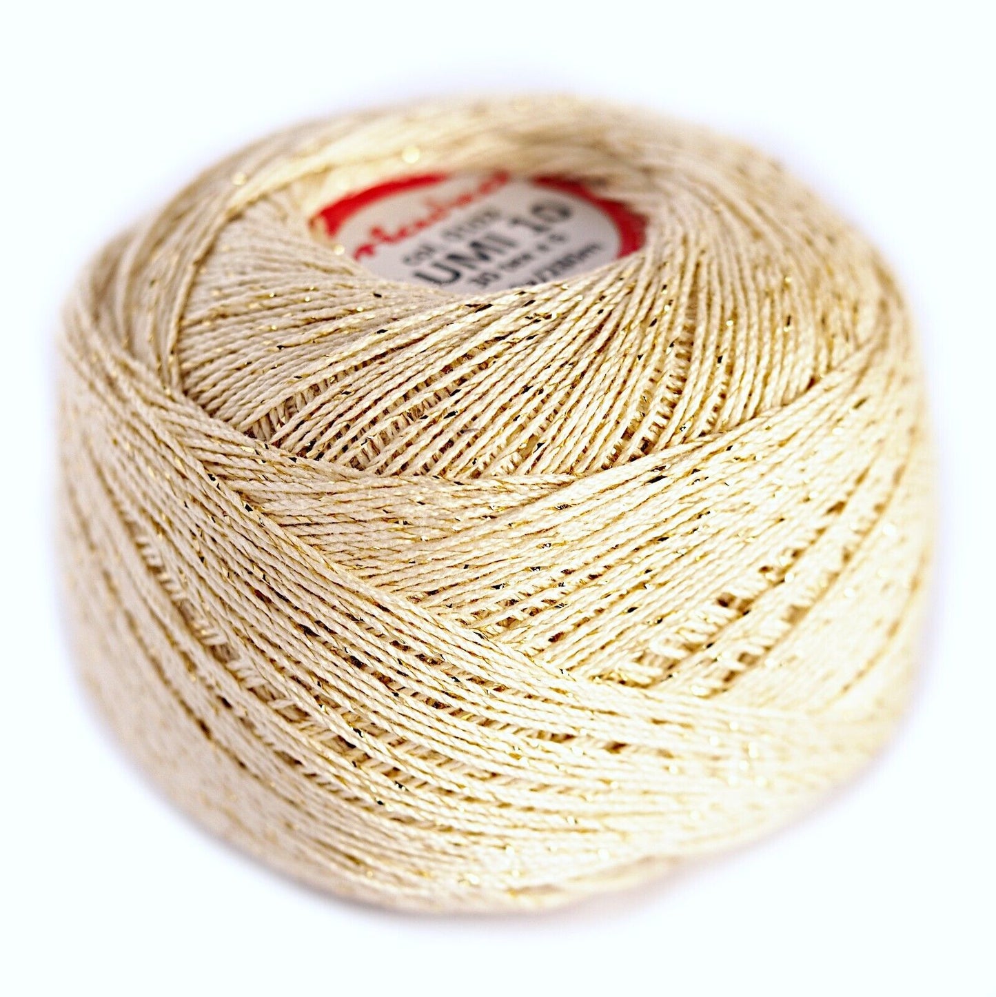 Ariadna Lumi Size 10 Cotton Crochet with Metallic Thread