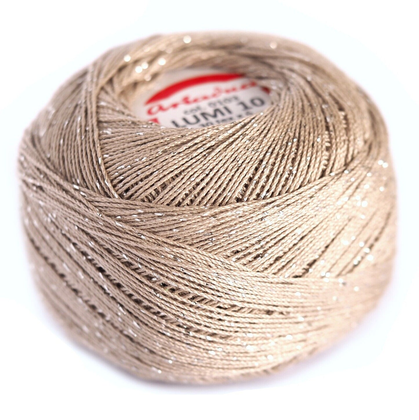 Ariadna Lumi Size 10 Cotton Crochet with Metallic Thread