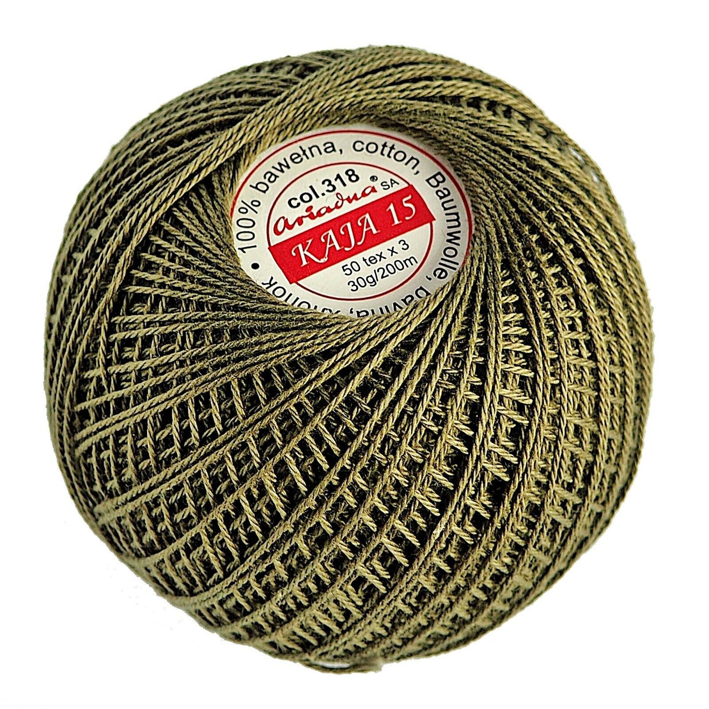 Ariadna Kaja Size 15 Cotton Crochet Thread