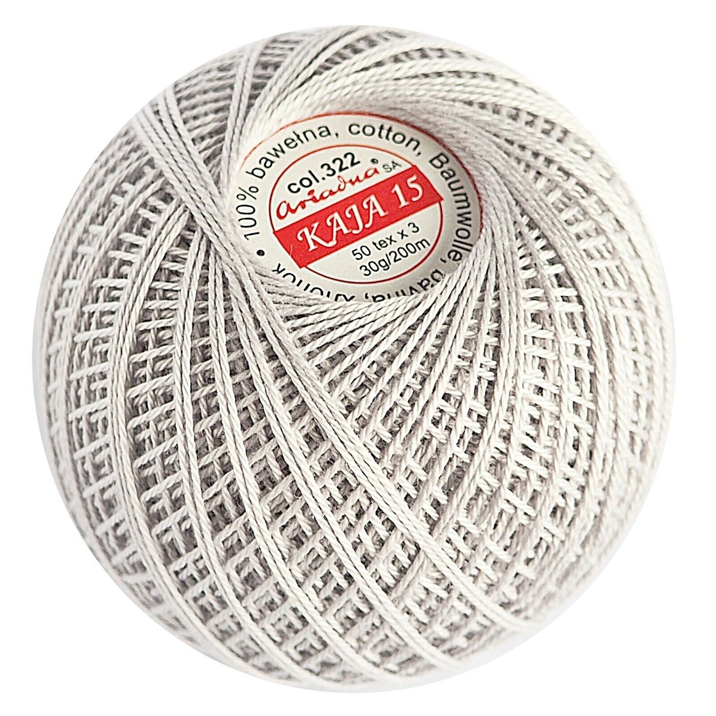 Ariadna Kaja Size 15 Cotton Crochet Thread