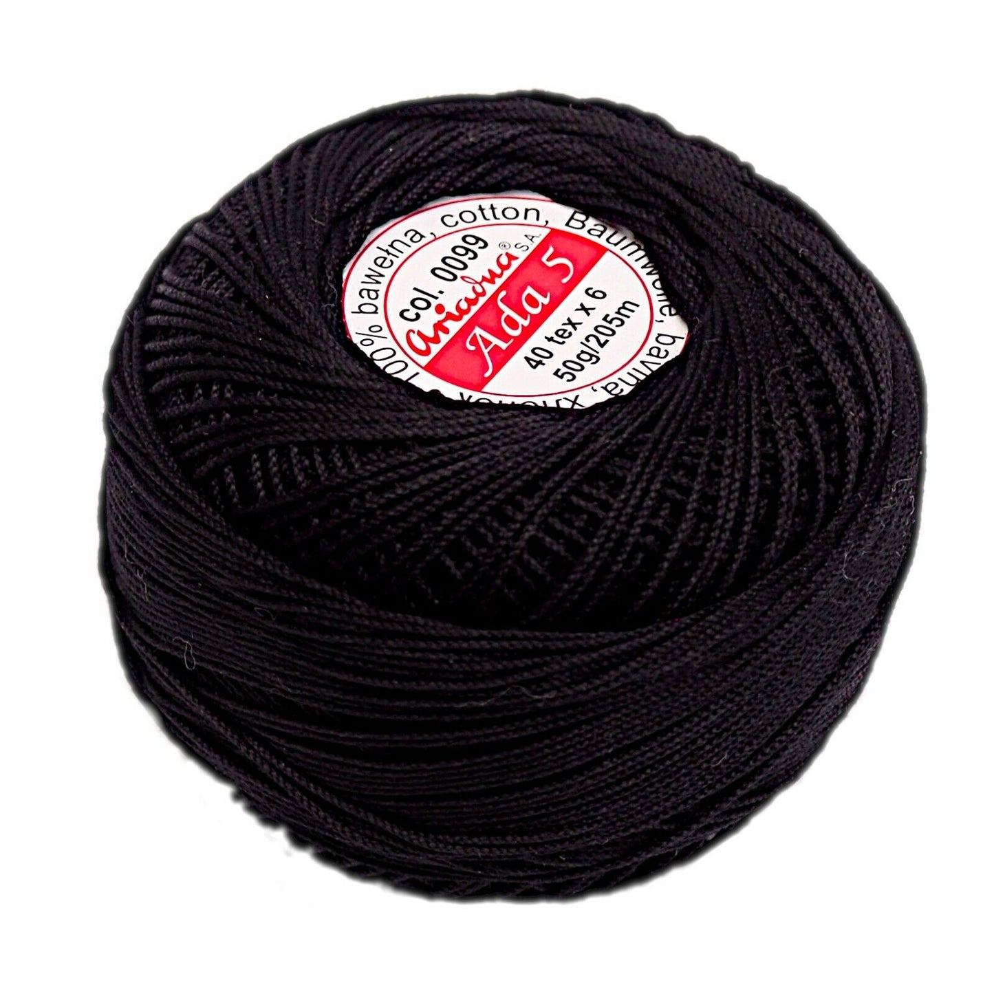 Ariadna Ada Size 5 Cotton Tatting Thread