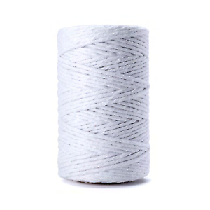 Single Twisted 2mm 50m spool Luxurious Feel Macrame Cotton Cord