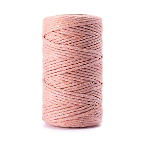 Single Twisted 2mm 50m spool Luxurious Feel Macrame Cotton Cord