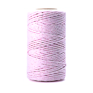 Single Twisted 2mm 50m spool Luxurious Feel Macrame Cotton Cord