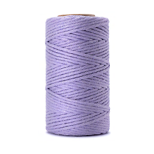 Single Twisted 2mm 50m spool Luxurious Feel Macrame Cotton Cord