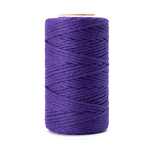 Single Twisted 2mm 50m spool Luxurious Feel Macrame Cotton Cord