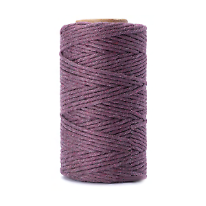 Single Twisted 2mm 50m spool Luxurious Feel Macrame Cotton Cord