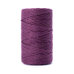 Single Twisted 2mm 50m spool Luxurious Feel Macrame Cotton Cord