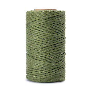 Single Twisted 2mm 50m spool Luxurious Feel Macrame Cotton Cord