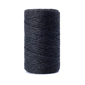 Single Twisted 2mm 50m spool Luxurious Feel Macrame Cotton Cord