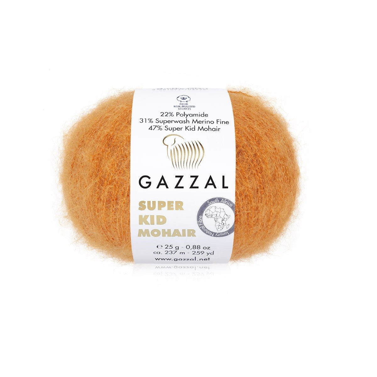 Gazzal Super Kid Mohair Luxurious Feel Yarn with Superwash Merino