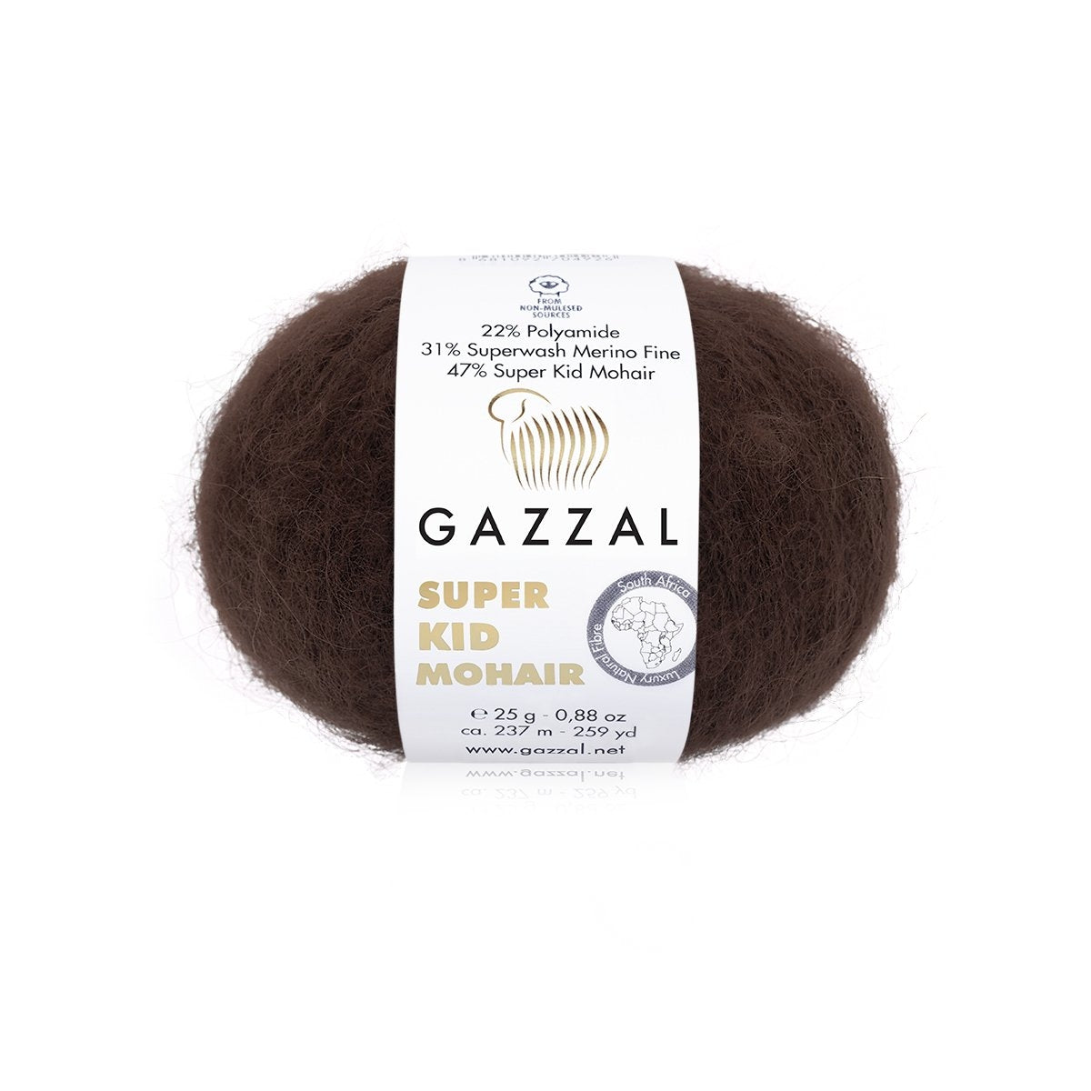 Gazzal Super Kid Mohair Luxurious Feel Yarn with Superwash Merino
