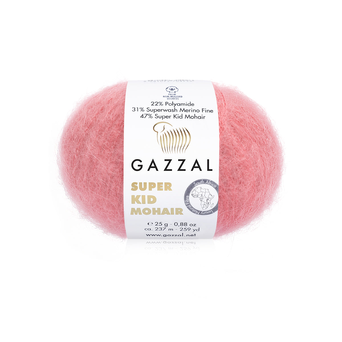 Gazzal Super Kid Mohair Luxurious Feel Yarn with Superwash Merino