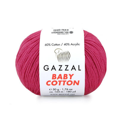 Gazzal Baby Cotton Yarn Soft Amigurumi