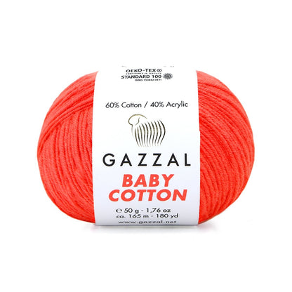Gazzal Baby Cotton Yarn Soft Amigurumi