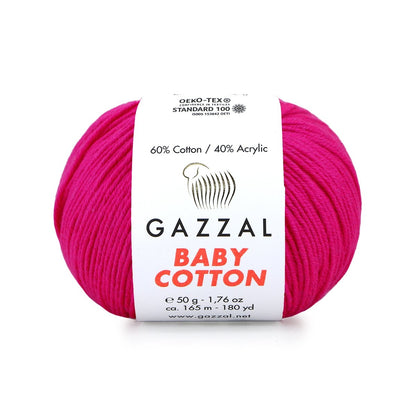 Gazzal Baby Cotton Yarn Soft Amigurumi