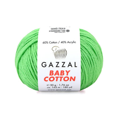 Gazzal Baby Cotton Yarn Soft Amigurumi