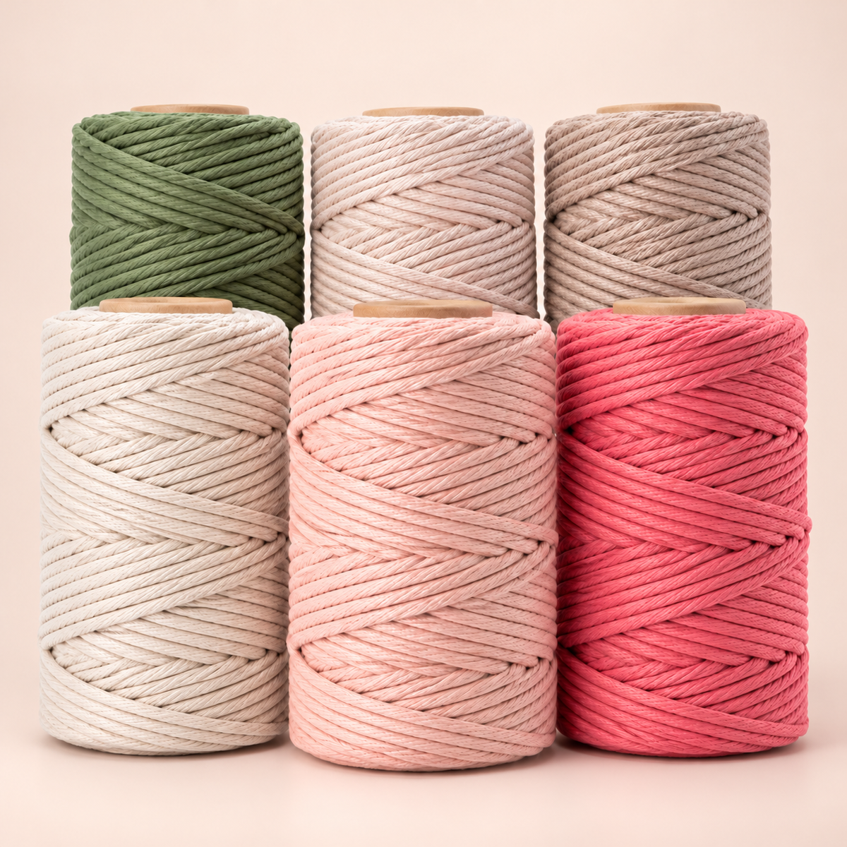 Macramé Cord 2mm Single Twist 50m Spool