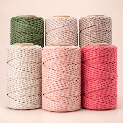 Macramé Cord 2mm Single Twist 50m Spool