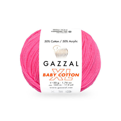 Gazzal Baby Cotton XL Yarn Soft Amigurumi
