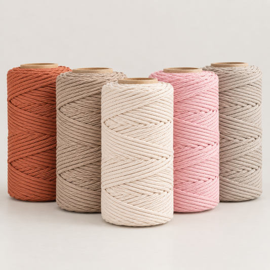 Macramé Cord 3mm Single Twist 100m Spool