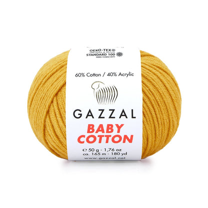 Gazzal Baby Cotton Yarn Soft Amigurumi