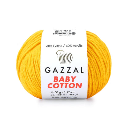 Gazzal Baby Cotton Yarn Soft Amigurumi