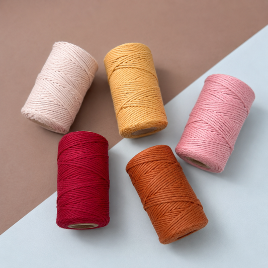 Macramé Cord 2mm Single Twist – 50m Spool