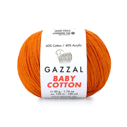 Gazzal Baby Cotton Yarn Soft Amigurumi