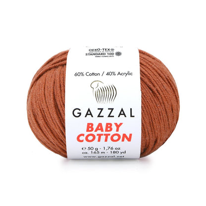 Gazzal Baby Cotton Yarn Soft Amigurumi