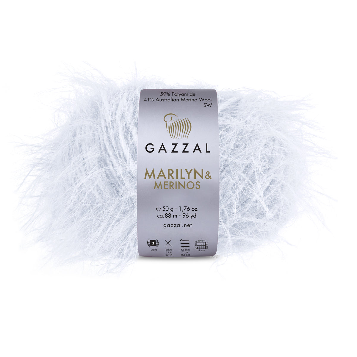 Gazzal Marilyn and Merinos 50g / 88m
