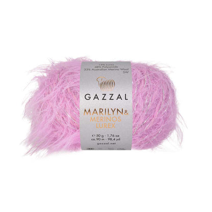 Gazzal Marilyn and Merinos Lurex  50g / 90m