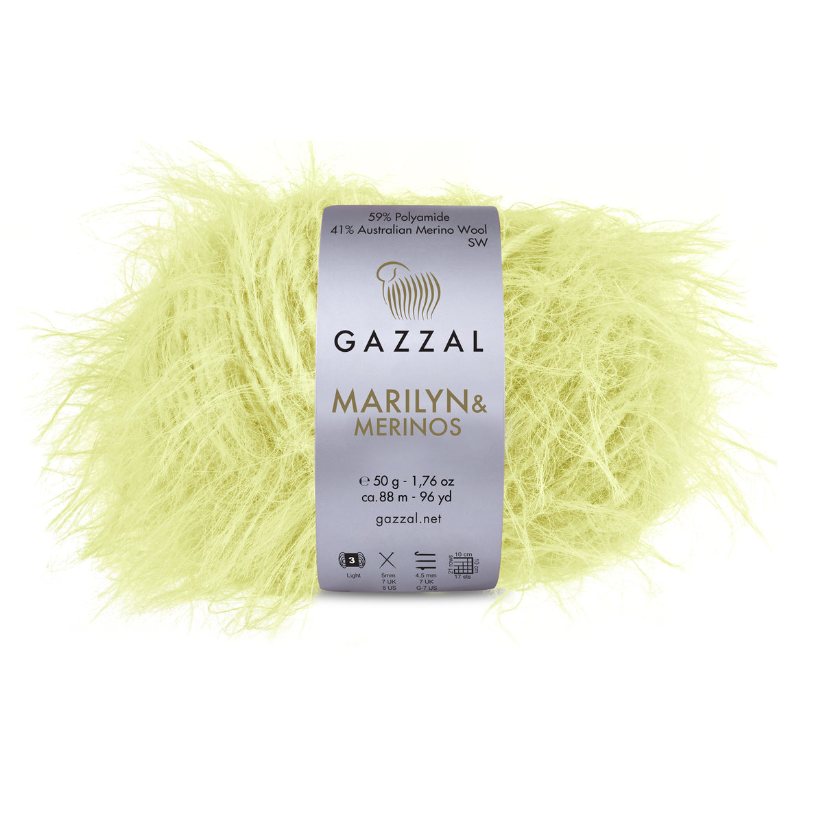 Gazzal Marilyn and Merinos 50g / 88m