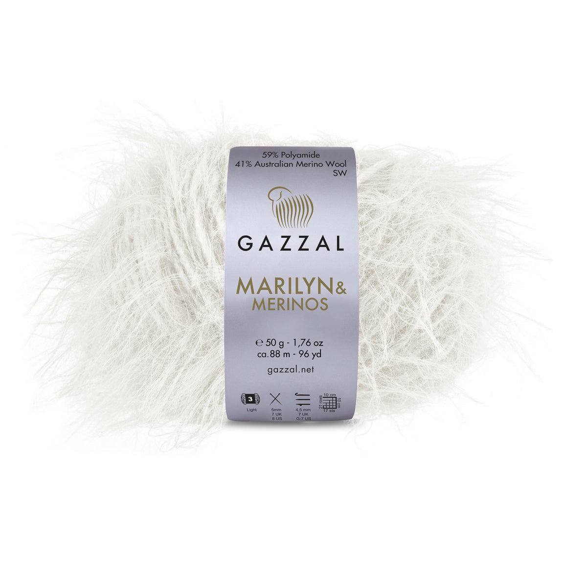 Gazzal Marilyn and Merinos 50g / 88m